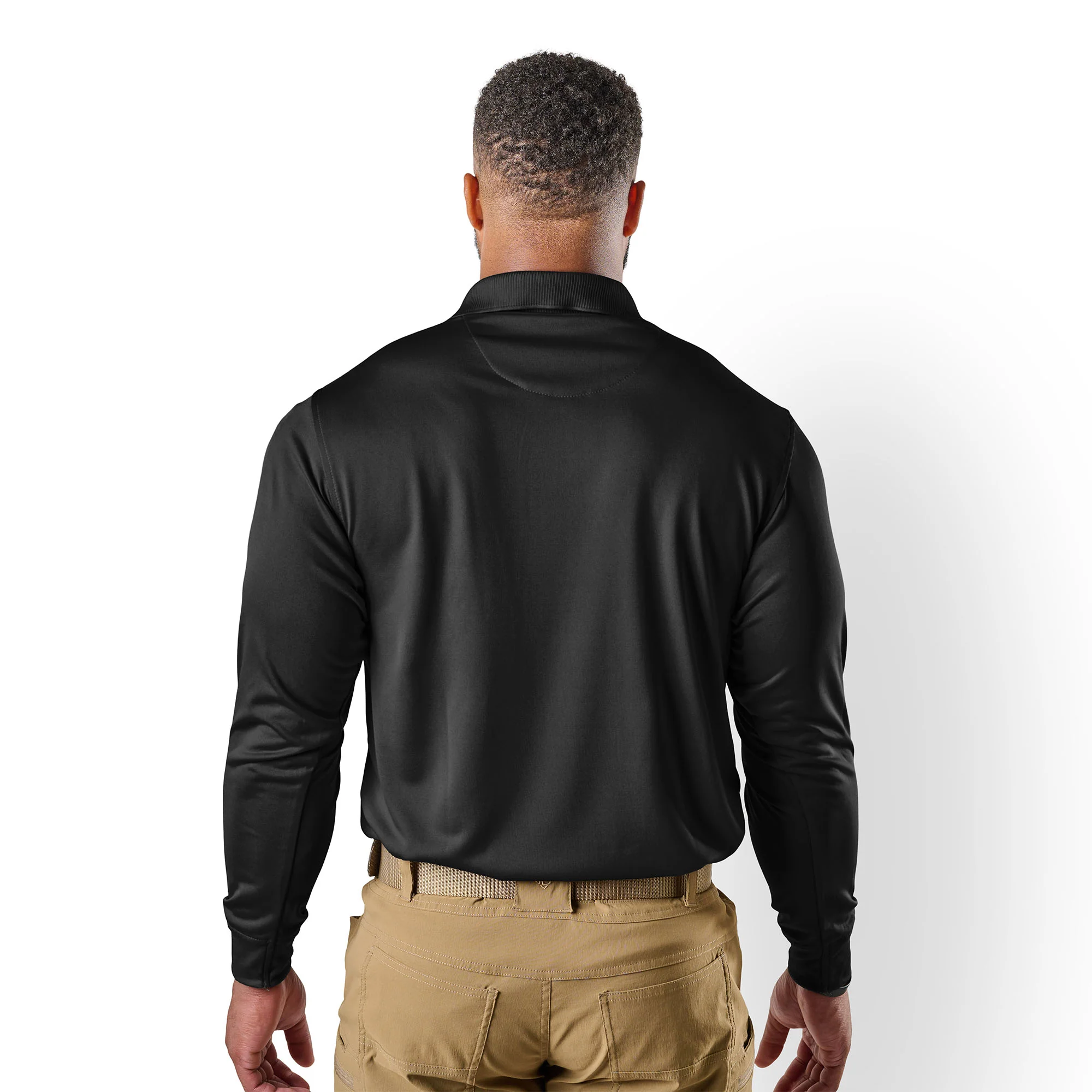 Long Sleeve Performance Polo - Image 3