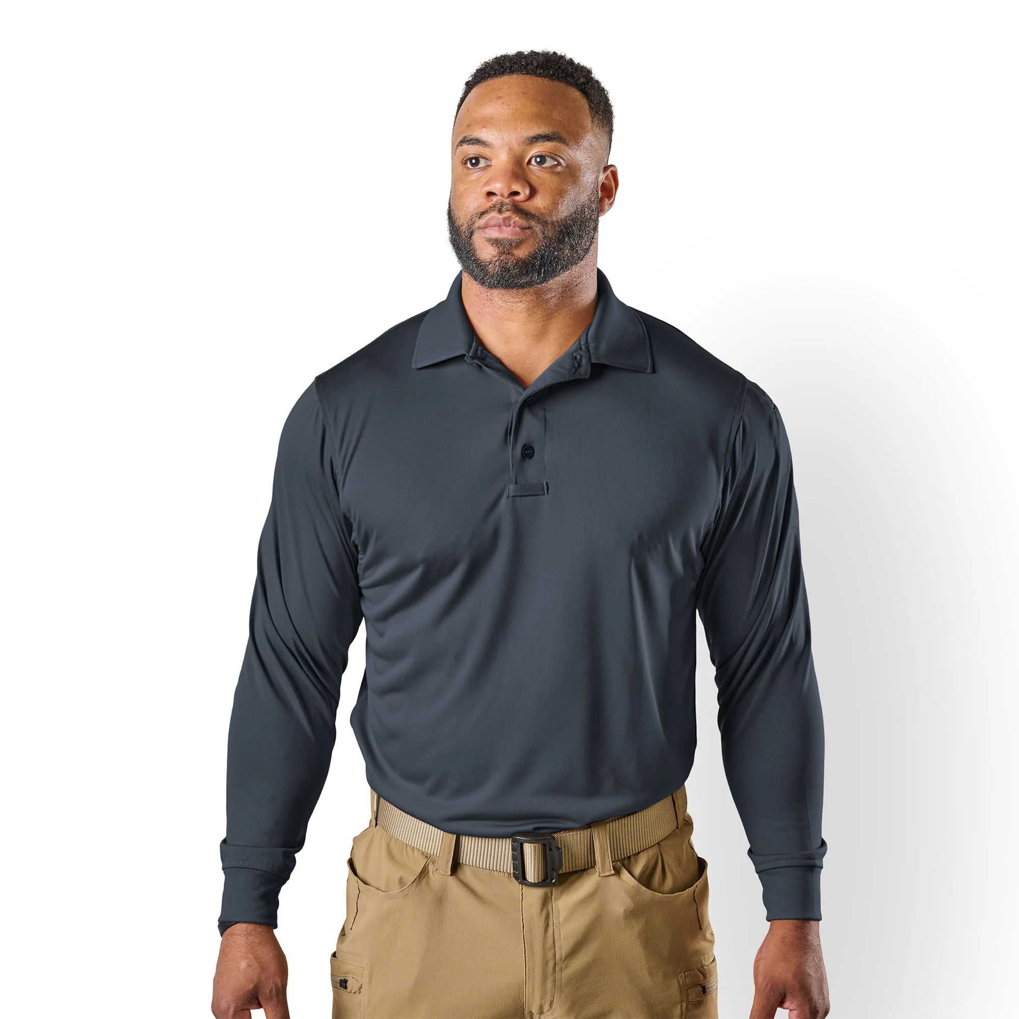 Long Sleeve Performance Polo - Image 4