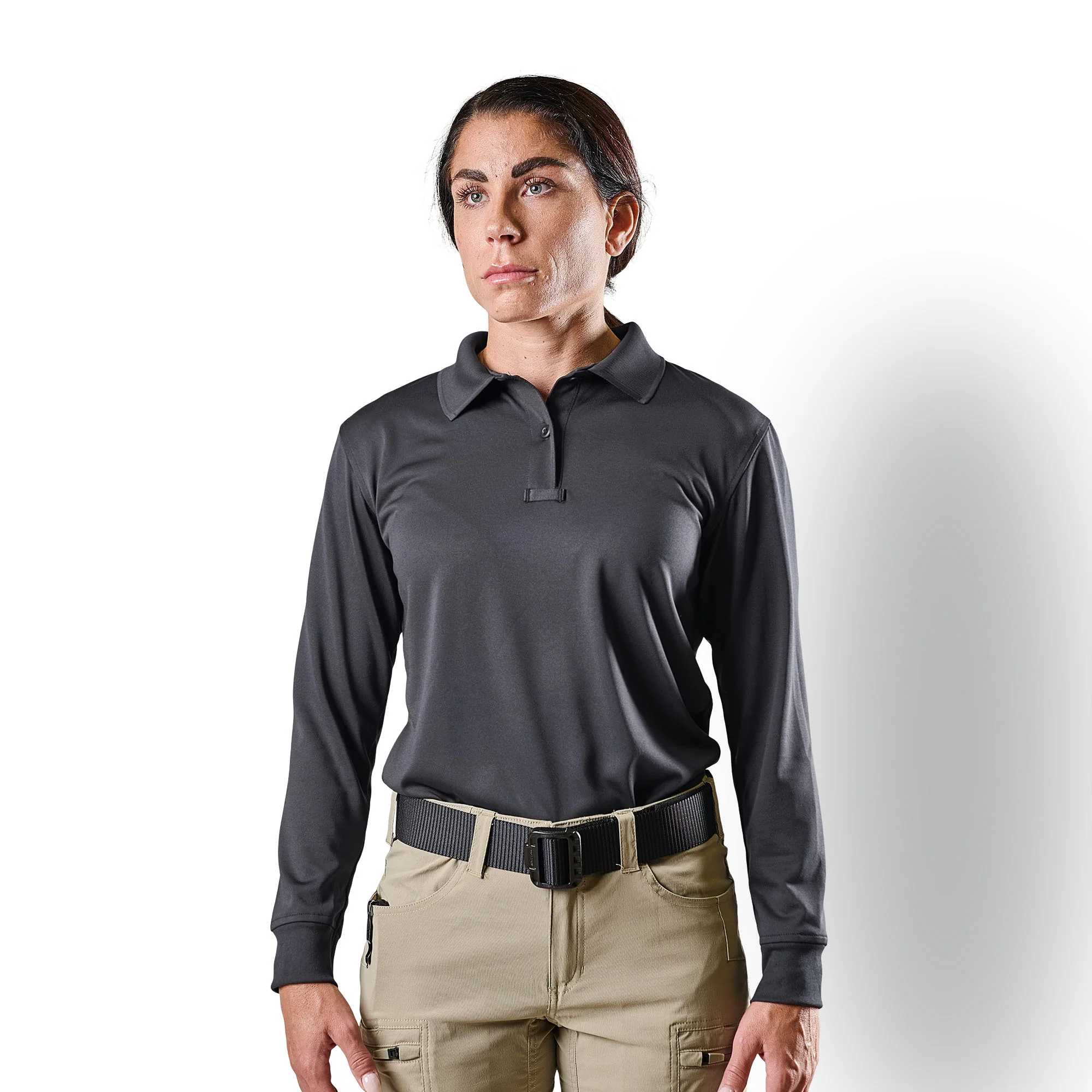 Women's Long Sleeve Performance Polo - Image 10