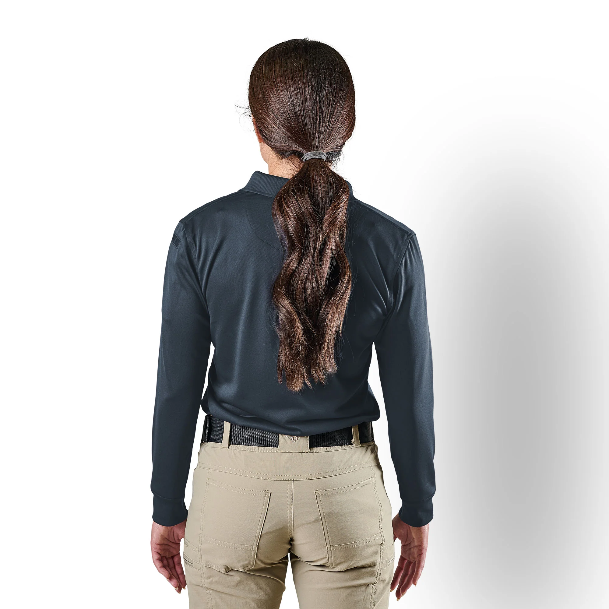 Women's Long Sleeve Performance Polo - Image 6